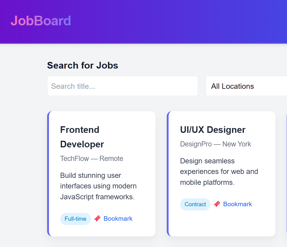 JobBoard Preview